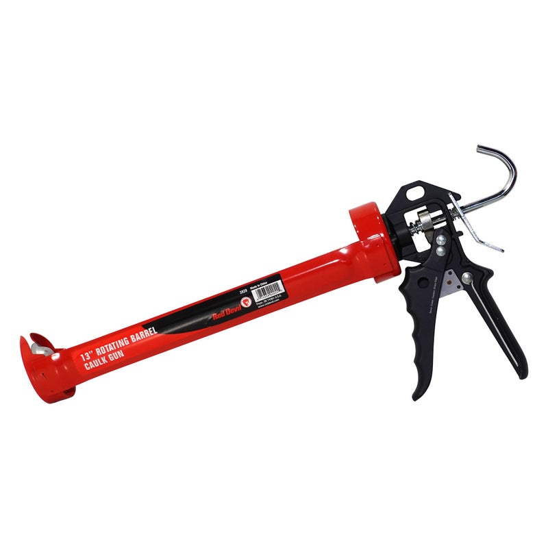 Red Devil 3939 13" Rotating Barrel Caulk Gun - Thrust Ratio 20:1 - Image 1